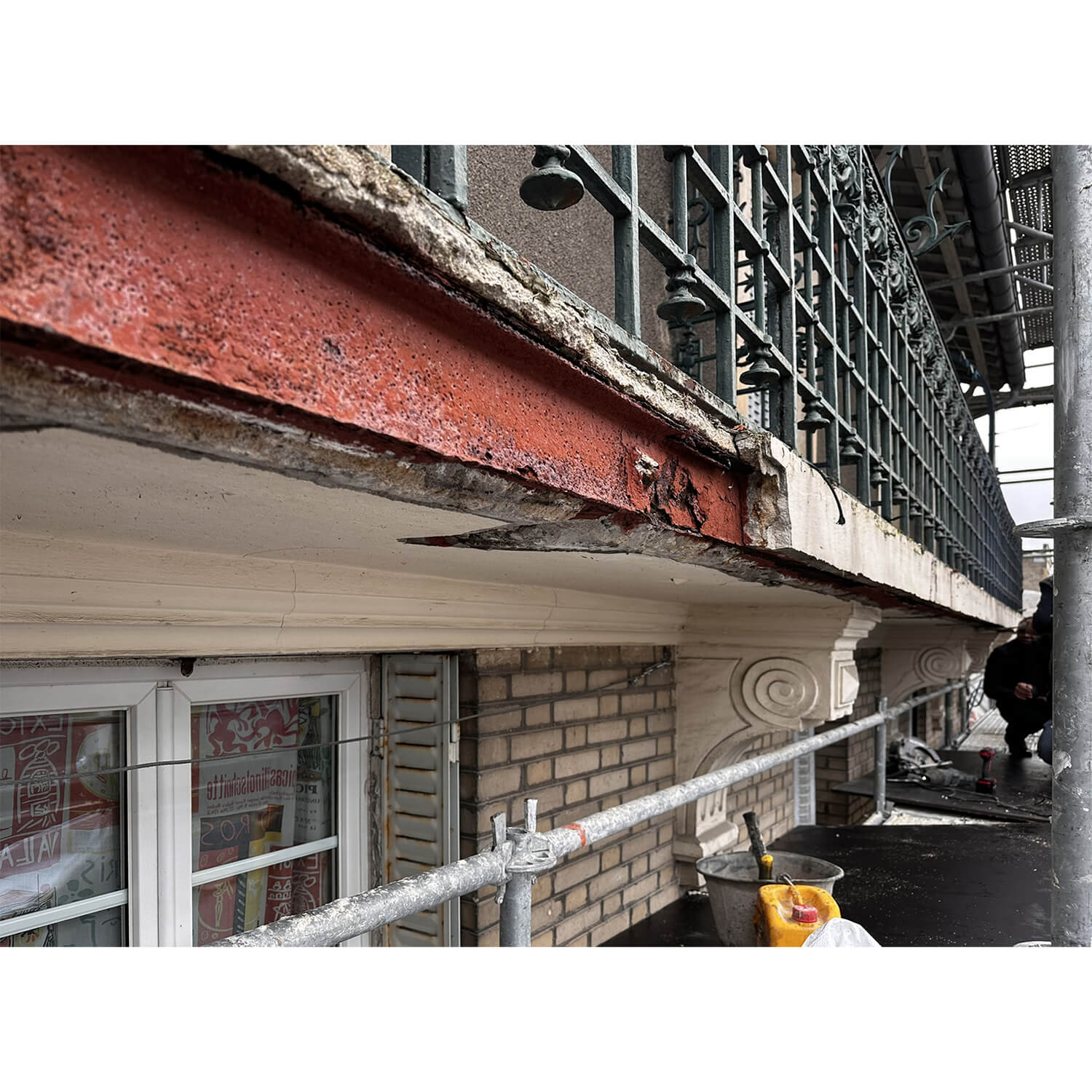 Avramova architecte_Consolidation de balcons d'un immeuble de copropriété_Projet 5