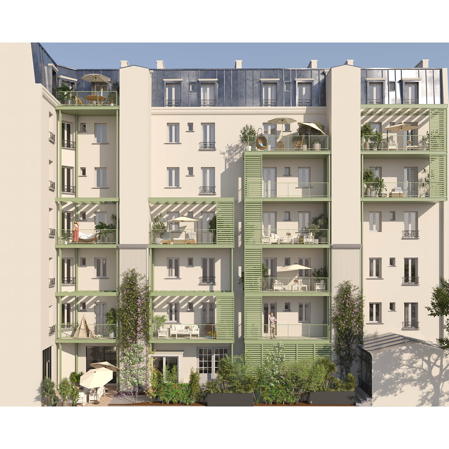 Avramova architecte_Paris Manin_Rénovation énergétique_Projet 2