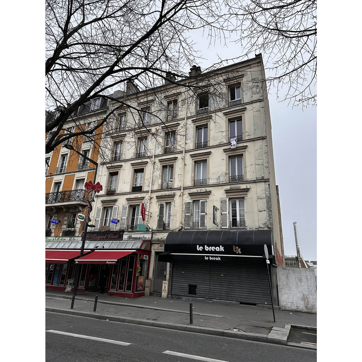 Avramova architecte_Saint-Denis Wilson_Rénovation de la façade_Existant 1