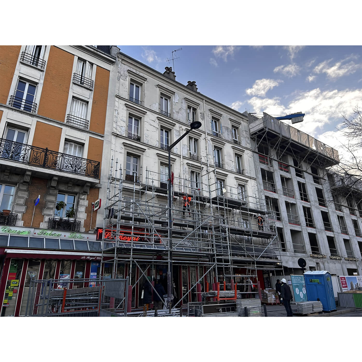 Avramova architecte_Saint-Denis Wilson_Rénovation de la façade_Existant 3